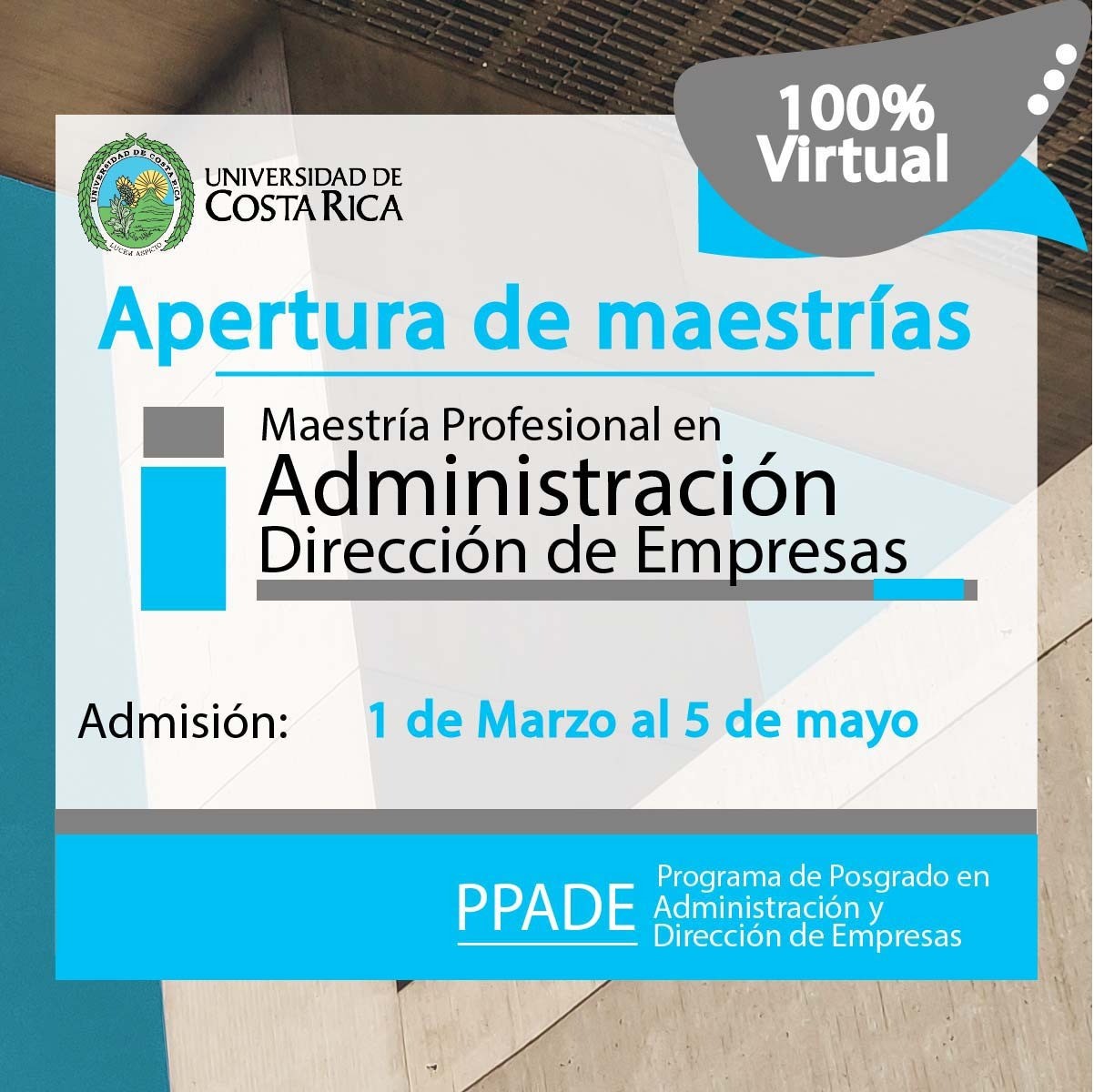 Apertura de maestrías profesionales