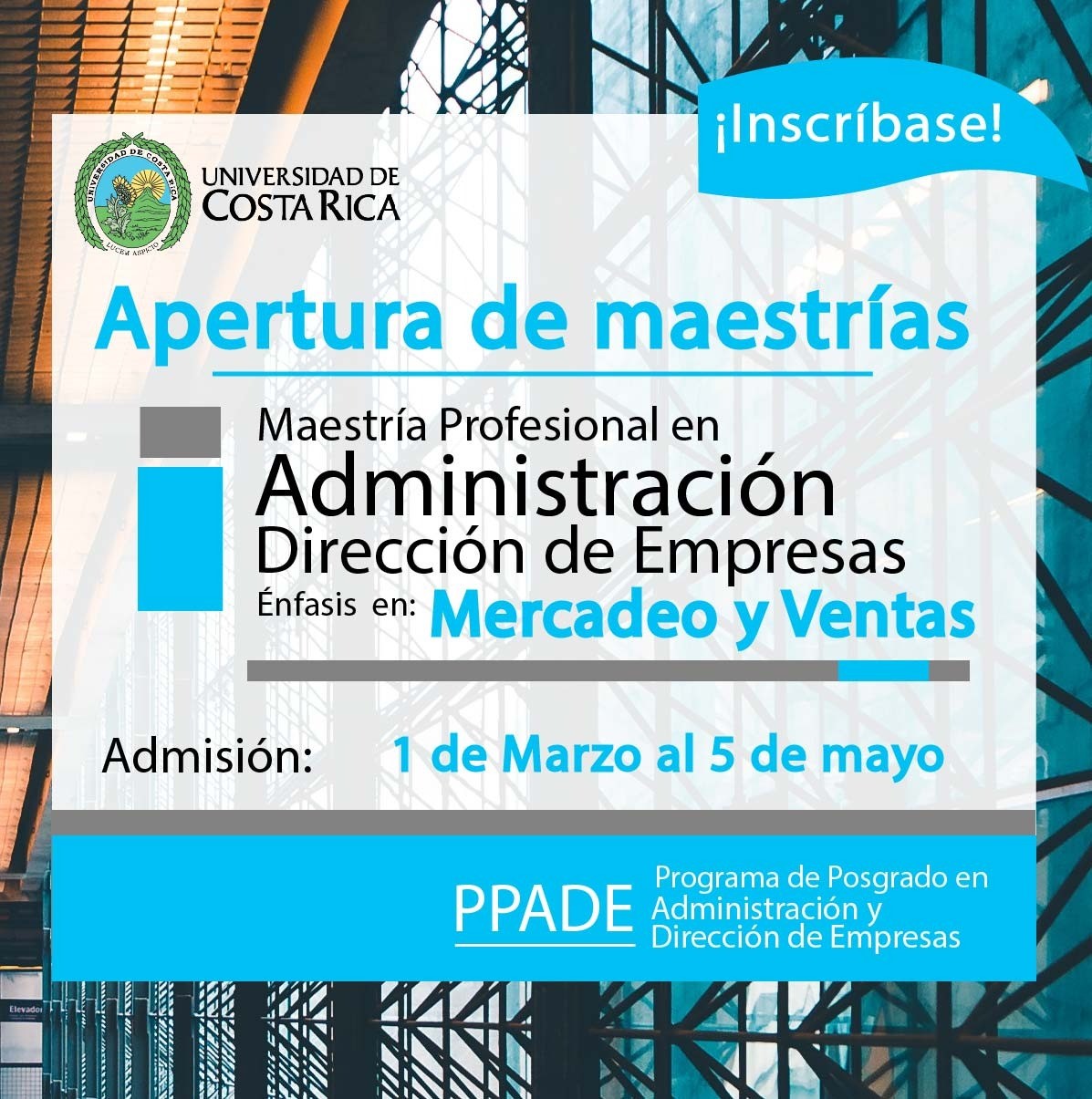 Apertura de maestrías profesionales